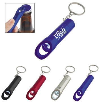 Aluminum 3 LED Flashlight With Bottle Opener
